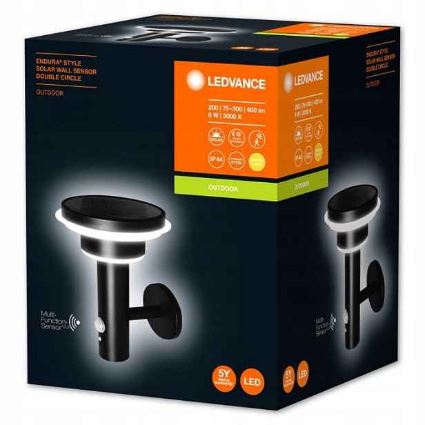 Ledvance Solární Led zahradní lampa Svícen Černá