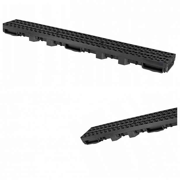 Lineární Odvodnění Garáže Koryto B125 12,5 Tuny H55 Rošt Plast Aquer