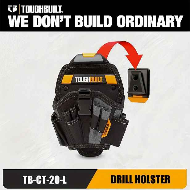 TEMU TOUGHBUILT TB-CT-20-L Pouzdro na vrtačku s