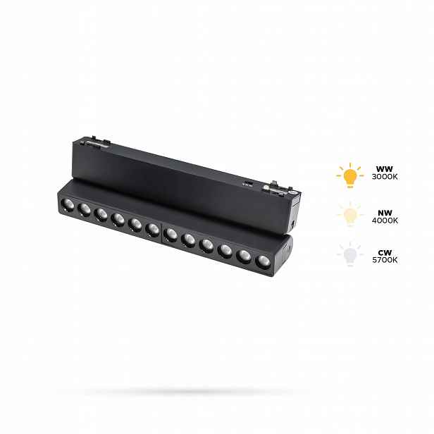 Reflektor GrilleReg 12W ZS12 Slimtrack FiberFLEX 48VDC 3CCT 3000,4000,5700K