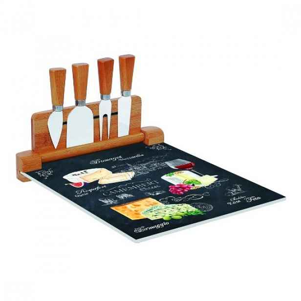Servírovací sada na sýry, 6 kusů, 30 × 25 cm, "World of Cheese" - Easy