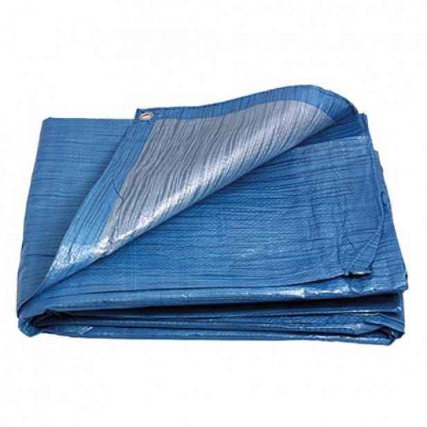 Plachta zakrývací Standard, 6 x 10 m, 70 g/m², modro stříbrná, Enpro