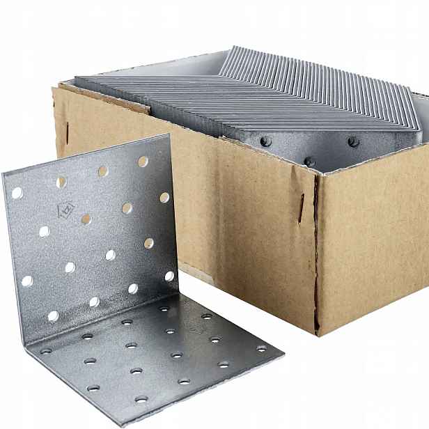 Spojovací úhelník Tesařský KM9 80x80x80x2 50 Ks