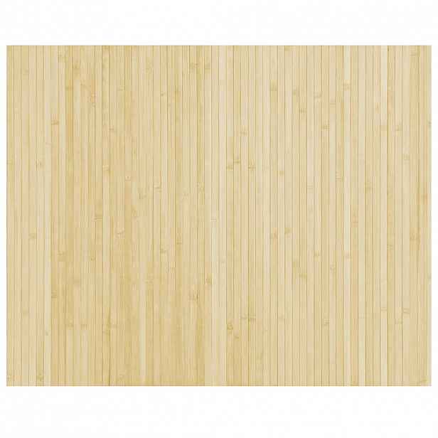 vidaXL Koberec obdélníkový světle přírodní 80 x 100 cm bambus