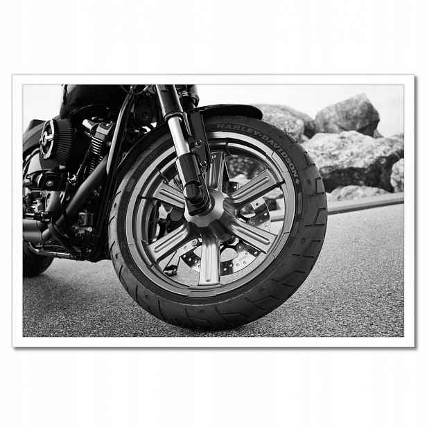 Plakáty v rámu 60x40 Harley Davidson Motocykl