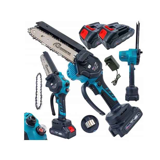 Akumulátorová mini řetězová pila Ondragon 6" s mazáním řetězu 2× 36V