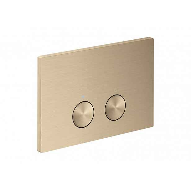 Axor FlushPlate - Ovládání splachování, kartáčovaný bronz 42530140