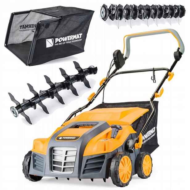 Elektrický Aerátor A Vertikulátor 3V1 40CM 2600W