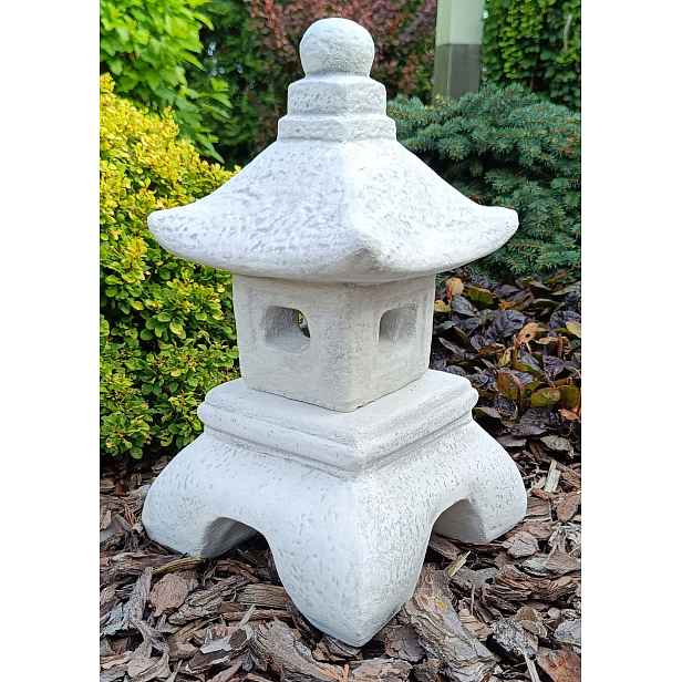 Japonský styl Pagoda/maják „Danroz“ z betonu ozdoba zahrada terasa interiér
