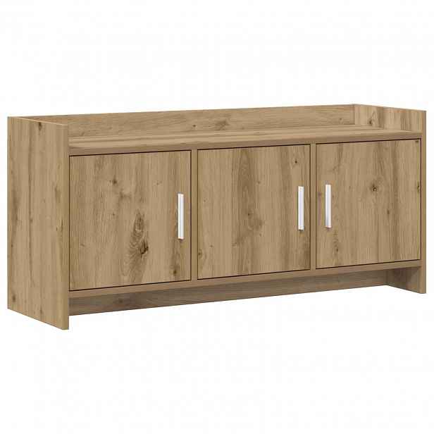vidaXL Televizní skříň 102 x 33 x 47 cm Dub artisan Kompozitní dřevo