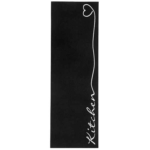 AKCE: 50x150 cm Běhoun 50x150 cm Cook & Clean 102610, černá, kuchyně, Hanse Home