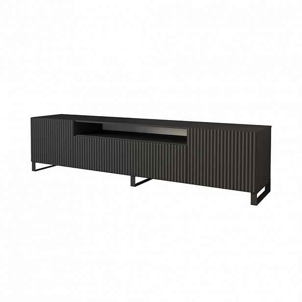 ALTDECOR NÍZKÁ komoda NOA-2-S 200 x 53 x 41 cm – černá