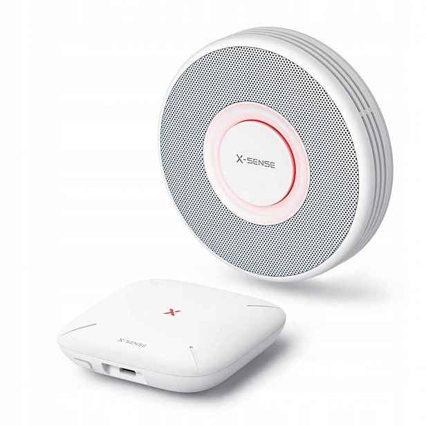 Detektor kouře X-Sense XS0B-MR121 WiFi 12 ks základnová stanice Hub SBS50