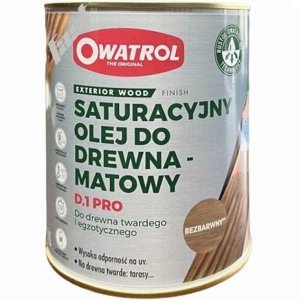 Owatrol D1 Pro saturační olej 2.5L Bezbarvý