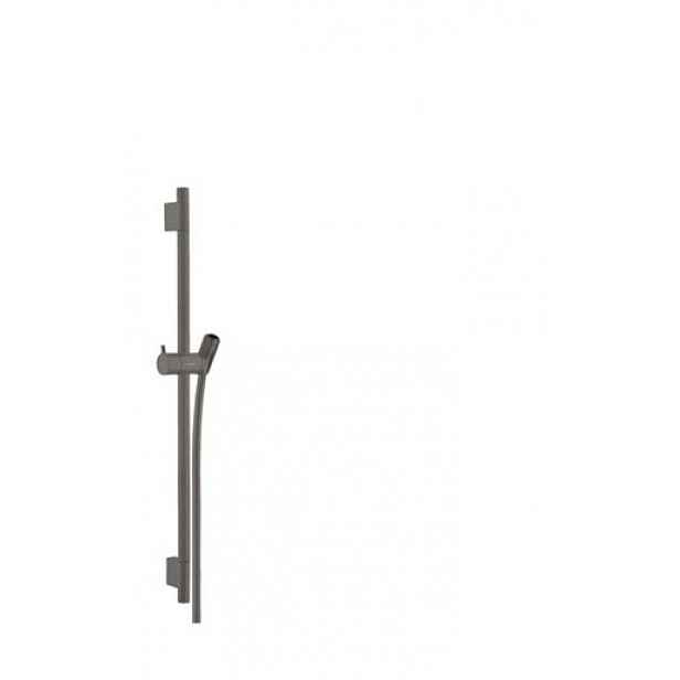 Sprchová tyč Hansgrohe Unica kartáčovaný černý chrom 28632340
