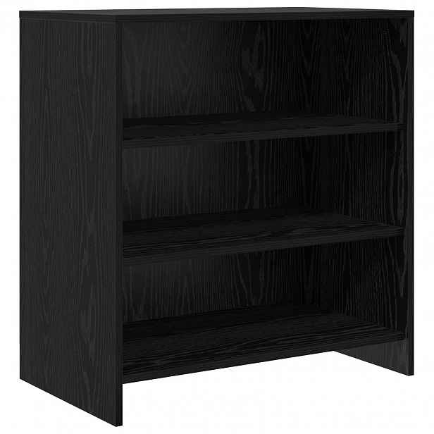 vidaXL Servírovací skříň Černá 70 x 41 x 75 cm Kompozitní dřevo