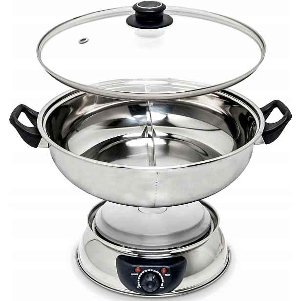 Elektrický horký Hrnec dělený 4,5 litrů 4500 ml Hot Pot 30 cm Remo