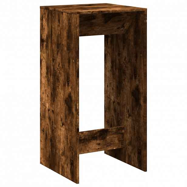 vidaXL Barový stůl kouřový dub 51 x 50 x 103,5 cm kompozitní dřevo