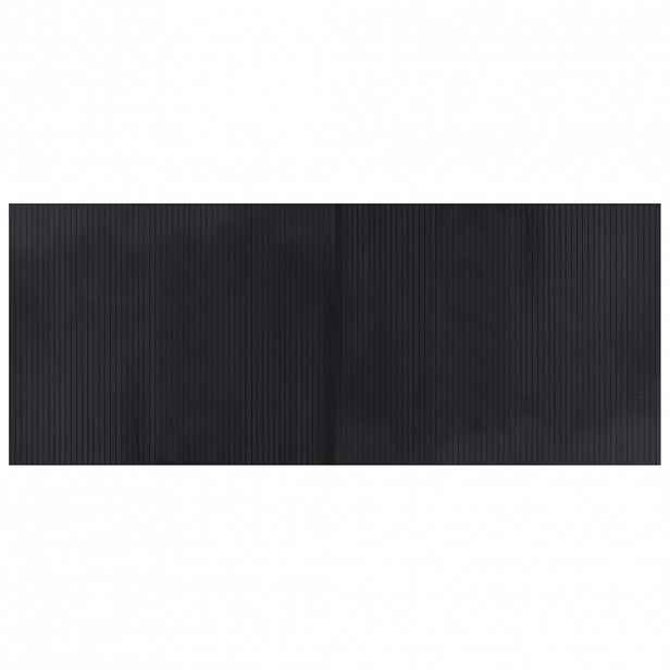 vidaXL Koberec obdélníkový černý 80 x 200 cm bambus