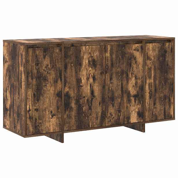 vidaXL Servírovací skříň Kouřový dub 135 x 41 x 75 cm Kompozitní dřevo