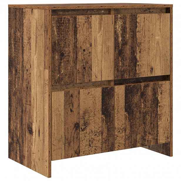 vidaXL Servírovací skříň Staré dřevo 70 x 41 x 75 cm Kompozitní dřevo