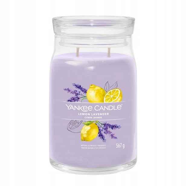Velká svíčka Signature Lemon Lavender Yankee Candle