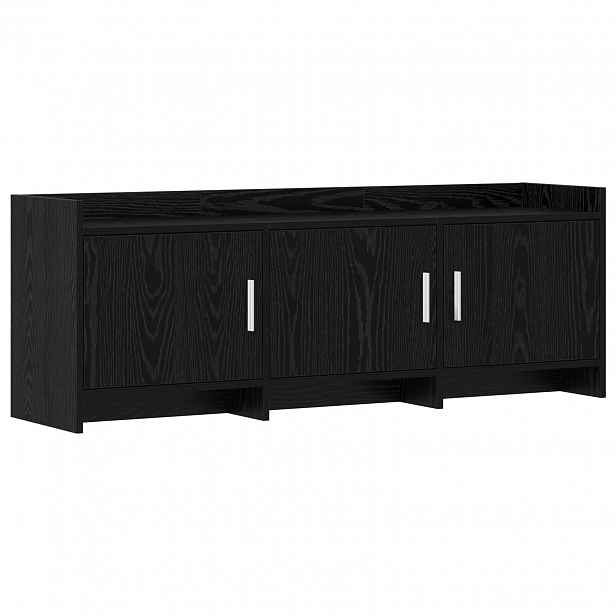 vidaXL Televizní skříň 130 x 33 x 47 cm Černý dub Kompozitní dřevo