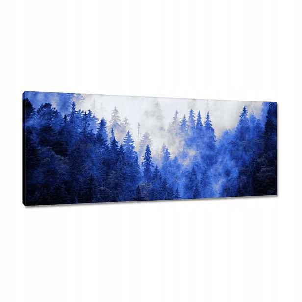 Obrazy 100x40 Modrá krajina Hory