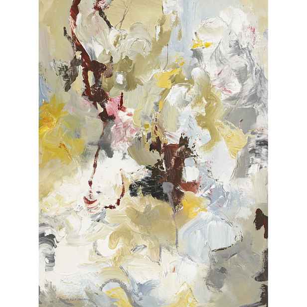 Obraz s ručně malovanými prvky na plátně 60x80 cm Free Play 1    – Malerifabrikken