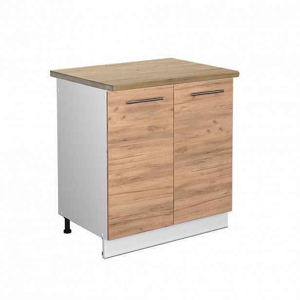 Vicco SKŘÍŇKA POD DŘEZ Fame-Line Zlatý mocný dub 80 cm , PD Dub