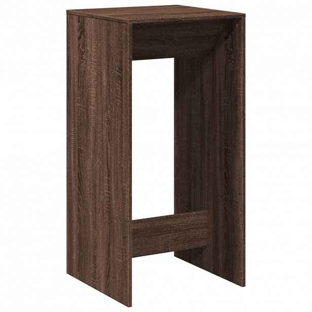 vidaXL Barový stůl hnědý dub 51 x 50 x 103,5 cm kompozitní dřevo