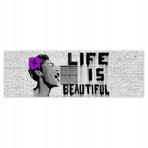 Plakáty 200x66 Banksy Life jsou krásné