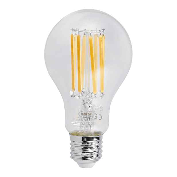6x Led žárovka E27 18W 150W 1980lm 3000K Teplá žárovka Loft A70 Sada