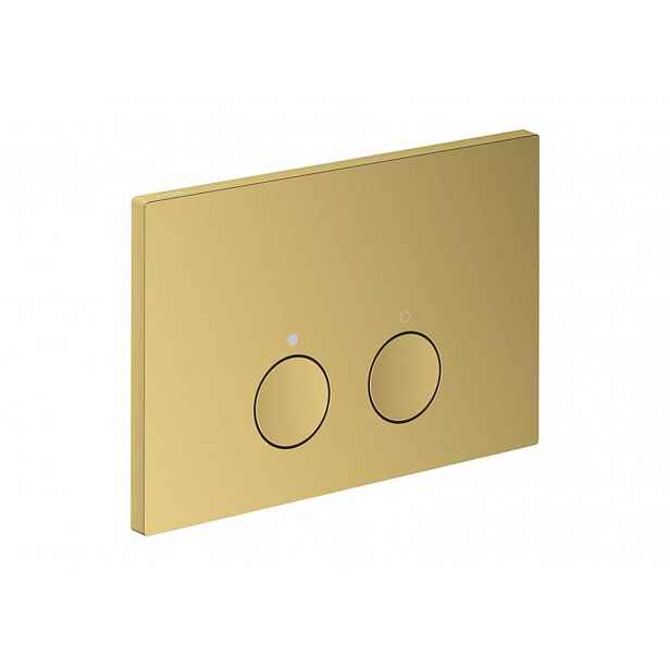 Axor FlushPlate - Ovládání splachování, leštěný vzhled zlata 42530990