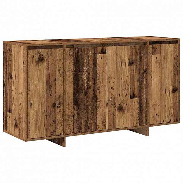 vidaXL Servírovací skříň Staré dřevo 135 x 41 x 75 cm Kompozitní dřevo