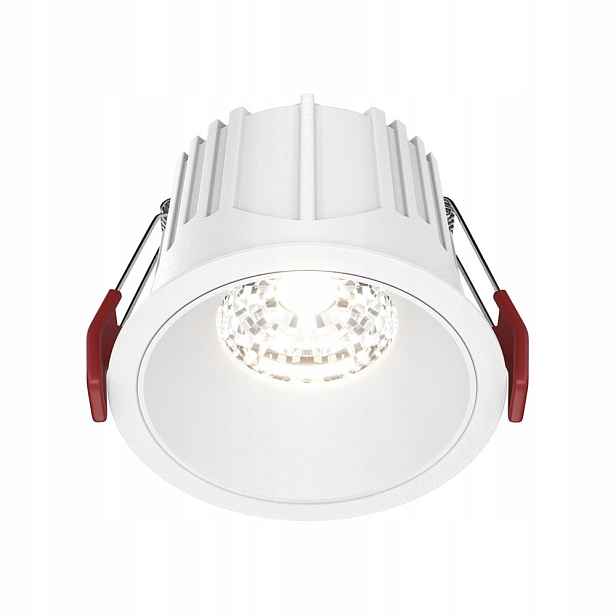 Stropní podomítkové svítidlo bílé kulaté 8 cm Led 4000K Maytoni