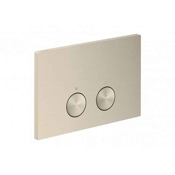Axor FlushPlate - Ovládání splachování, kartáčovaný nikl 42530820