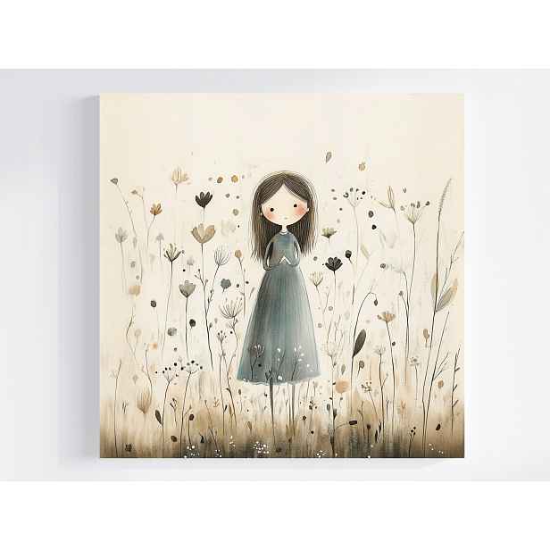 Obraz Na Plátně Canvas Zahrada Květiny Jaro Dívka Zahradnička 50x50