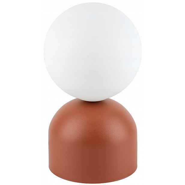 Stolní lampa Miki Brick Skleněné Stínidlo 1xG9 21cm Stolní lampa Kabinet