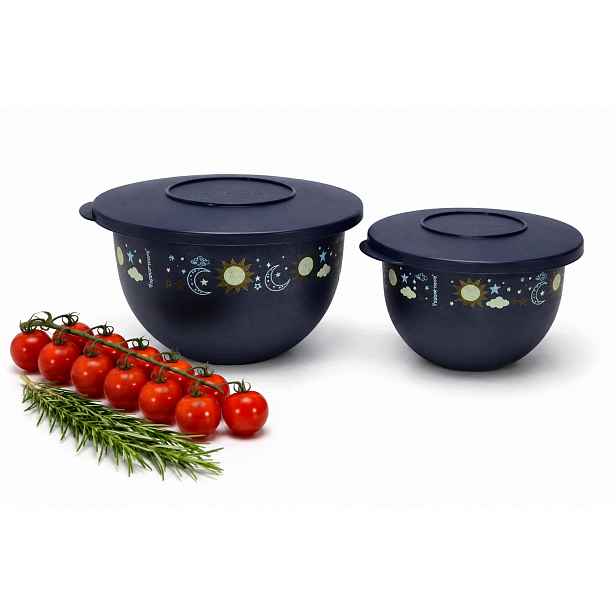 Tupperware Set Misek Nová Vlna „noc“ 1,3 l 550 ml Unikát originál