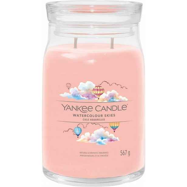 Yankee Candle Velká vonná svíčka Signature Watercolour Skies 567 g
