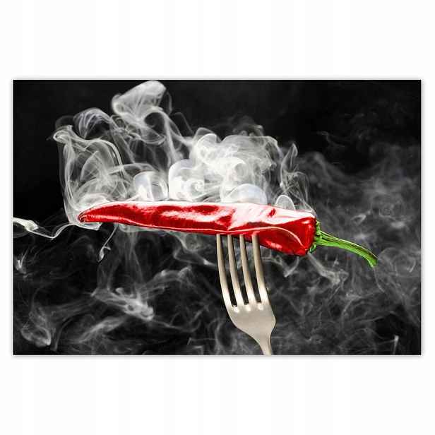 Plakáty 200x135 Červená paprika Kouř