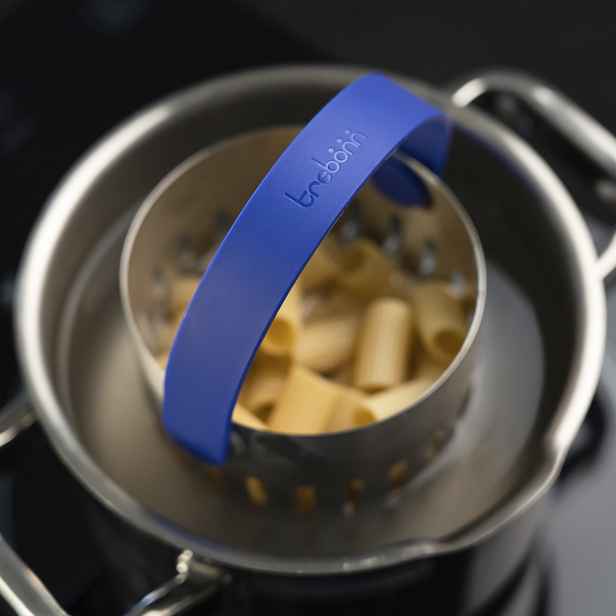 Košík z nerezové oceli CookinPod Pro Trebonn modrá