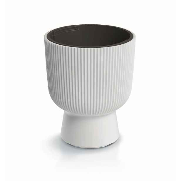 Prosperplast Květináč MILLA IV bílý, varianta 23,9 cm