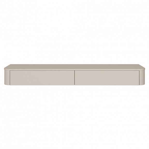 Selsey TV stolek Luvio závěsný kašmírově šedý 175/20/39 cm