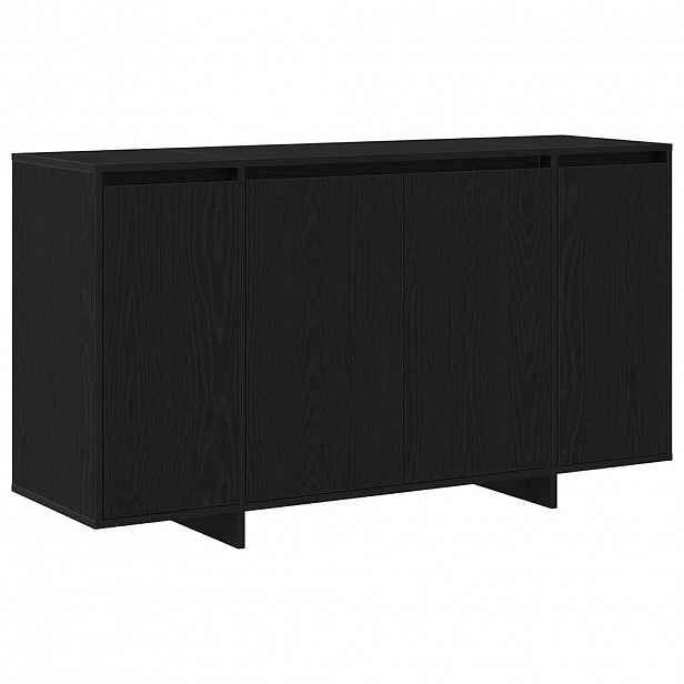 vidaXL Servírovací skříň Černý dub 135 x 41 x 75 cm Kompozitní dřevo