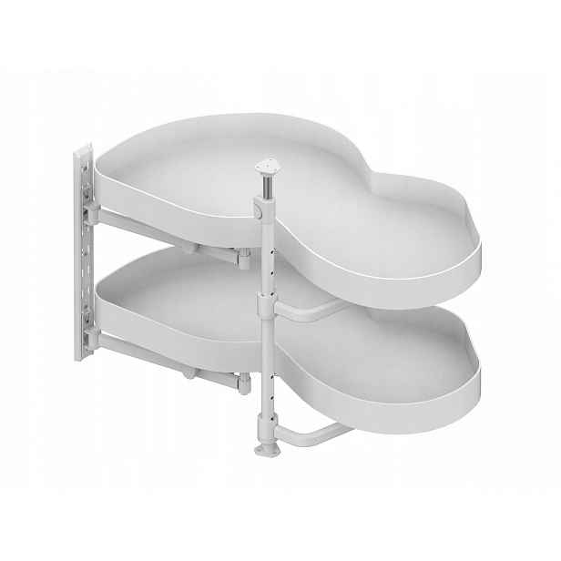 Noma Corner Optima 1200/600 pravý kov/mdf bílý TE44.0008.01.003