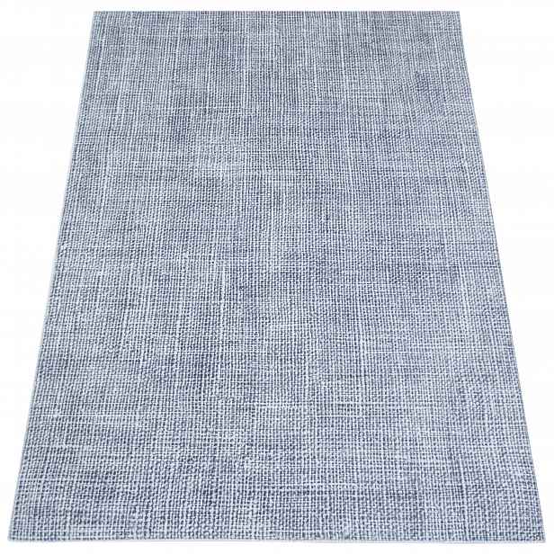 Koberec Do Obývacího Pokoje Měkký Na Praní Šedý 100 X 150 CM