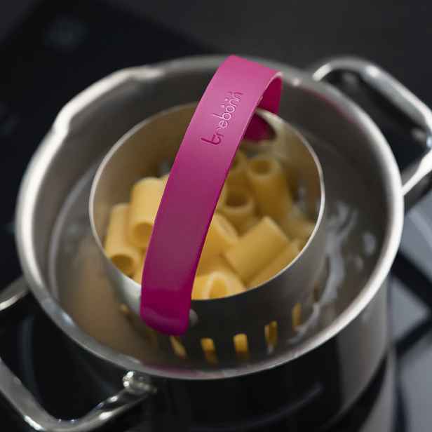 Košík z nerezové oceli CookinPod Pro Trebonn fuchsiová