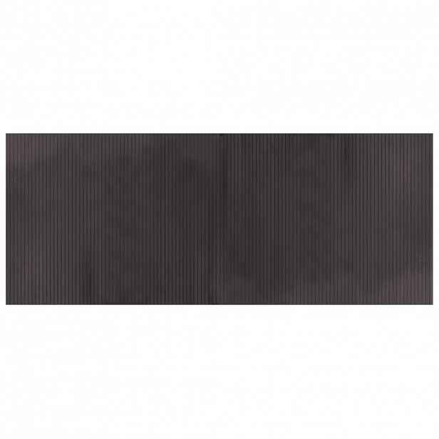 vidaXL Koberec obdélníkový tmavě hnědý 80 x 200 cm bambus